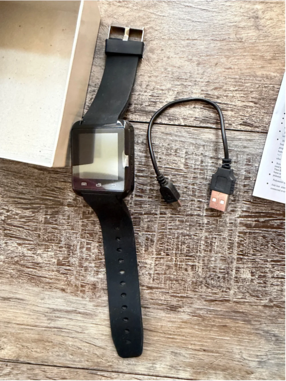 Smartwatch One Size Black